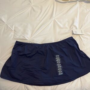 Jantzen Deep Blue Swim Skirt Bottoms